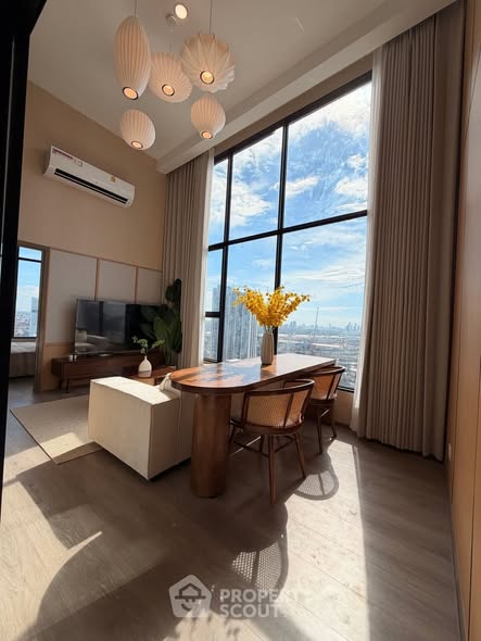 living room and bedroom of KnightsBridge Space Sukhumvit-Rama 4