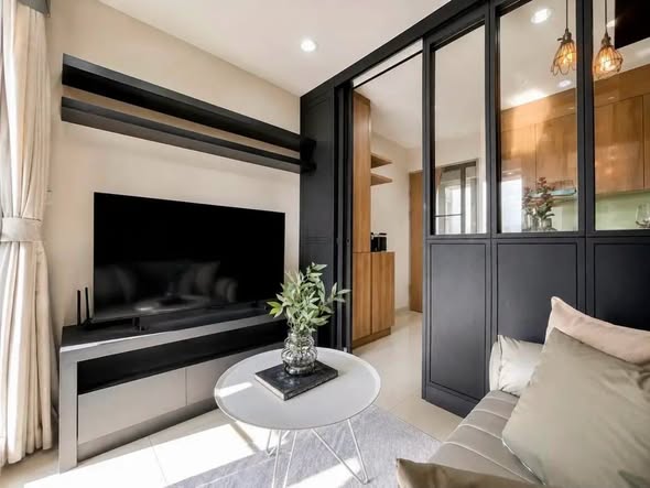 living room and bedroom and room interior of L Loft RATCHADA 19
