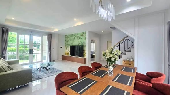 living room and room interior of Laddarom Chatu Chot 15