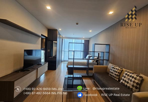 bedroom and living room of Le Luk Condominium