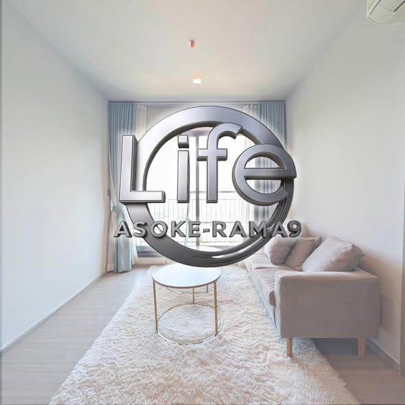 living room of Life Asoke – Rama 9