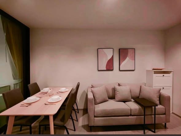 living room and room interior of Life Asoke – Rama 9