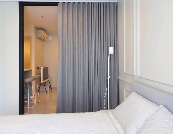bedroom and room interior of Life Asoke