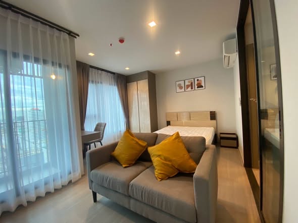living room and bedroom and room interior of Life Asoke Hype