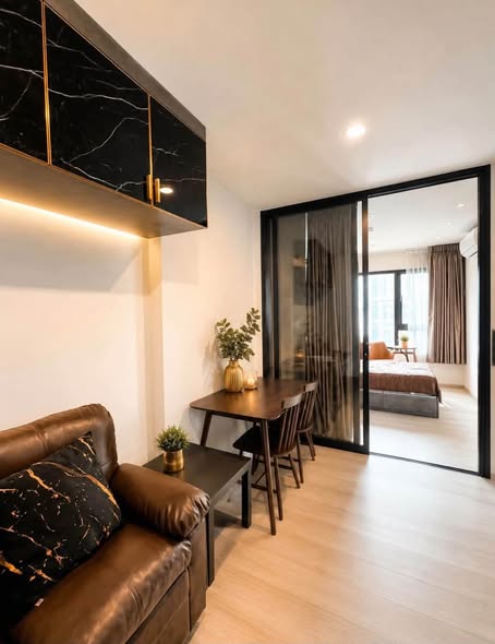 living room and bedroom and room interior of Life Asoke