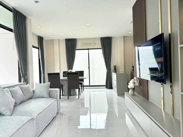 bedroom and living room of Life Bangkok Boulevard Ratchapruek-Pinklao