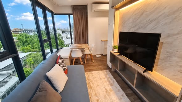 living room of Life Ladprao Valley