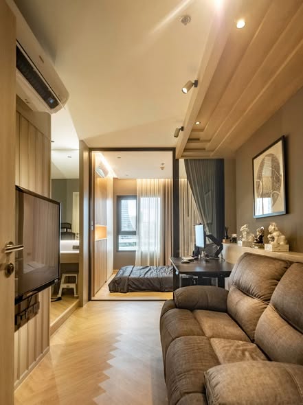 bedroom and living room of Life One Wireless