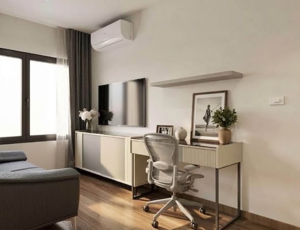 bedroom and living room of Life Rama 4 – Asoke