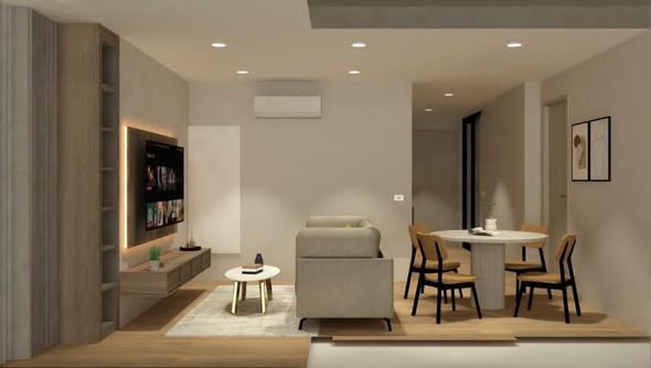 living room of Life Rama 4 – Asoke