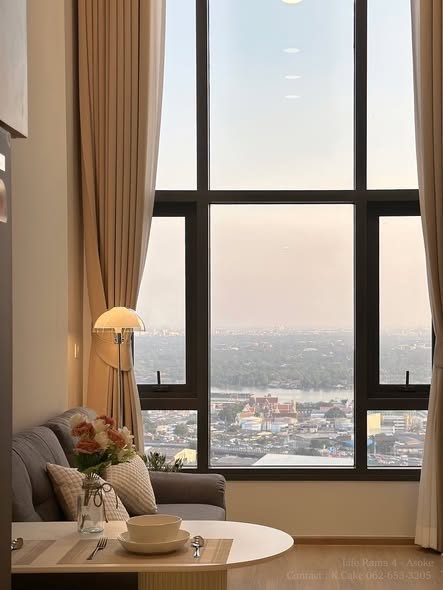 living room of Life Rama 4 – Asoke