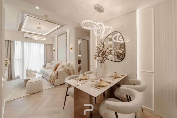 living room and bedroom of Life Ratchadapisek