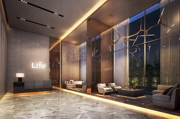 living room of Life Sukhumvit 48