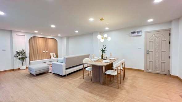 living room of ทิพยฤกษ์ คอนโดมิเนียม