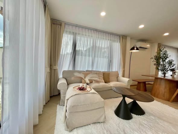 living room of บ้านรีโนเวท