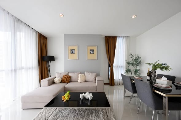 living room of อัพเอกมัยคอนโดมิเนียม