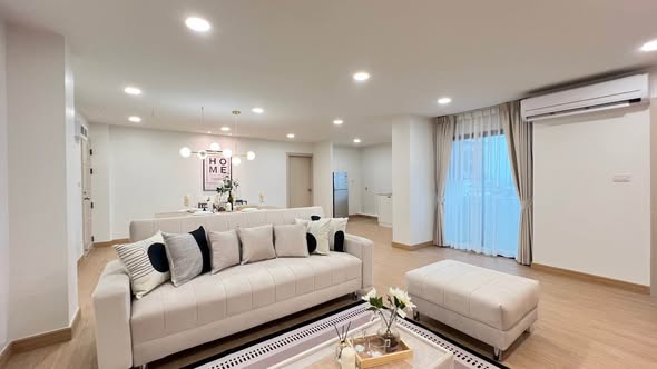 living room of ทิพยฤกษ์ คอนโดมิเนียม