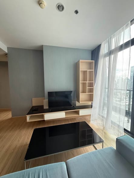living room and bedroom of อัพเอกมัยคอนโดมิเนียม