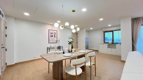 living room and room interior of ทิพยฤกษ์ คอนโดมิเนียม