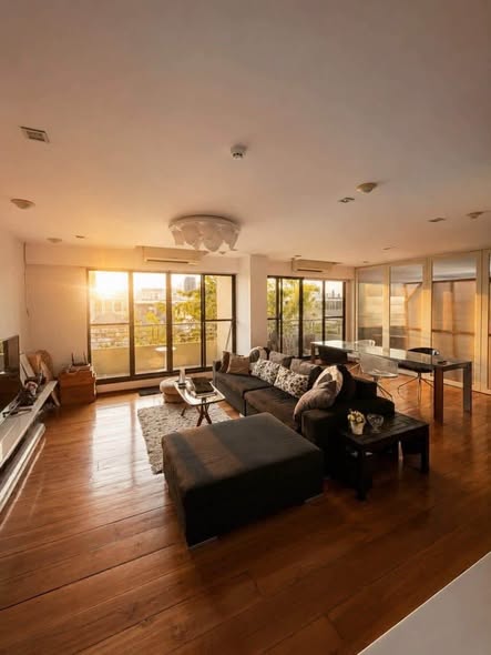 living room and room interior of สุพรีม วิลล์