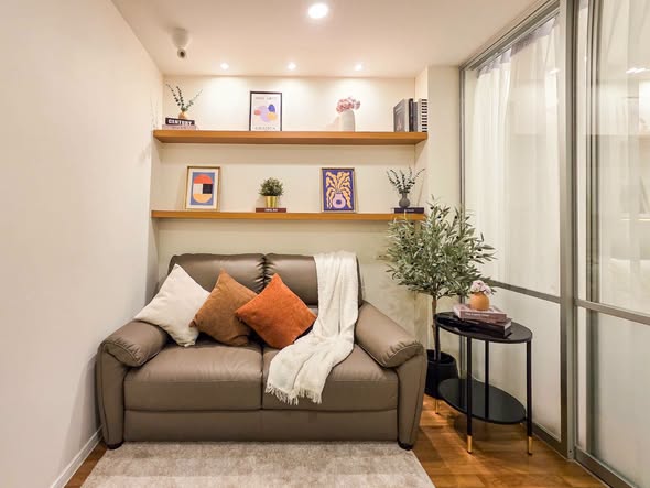 living room and room interior of Lumpini Park Rama 9 – Ratchada