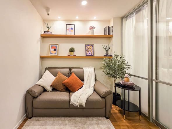 living room and room interior of Lumpini Park Rama 9 – Ratchada