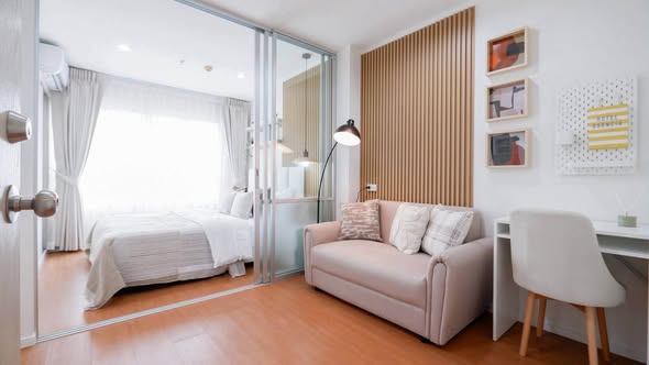 bedroom of Lumpini park Rattanathibet-Ngamwongwan