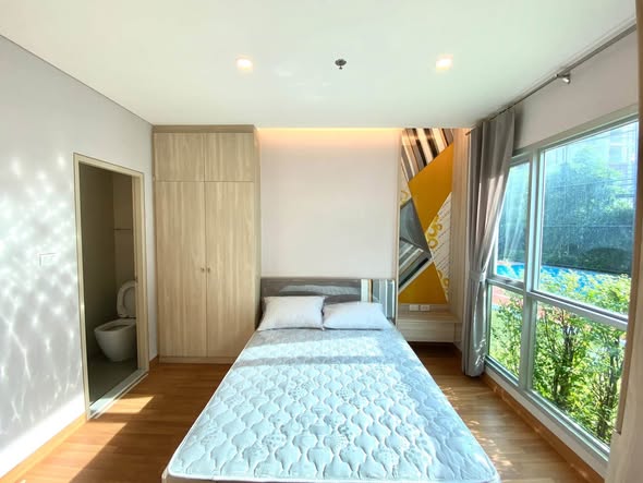 bedroom and room interior of Lumpini Park Vibhavadi-Chatuchak