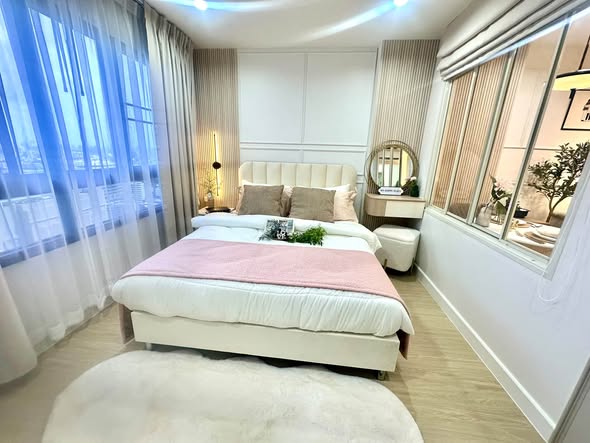 bedroom of Lumpini Place Pinklao 2 (ลุมพินีเพลส ปิ่นเกล้า 2)