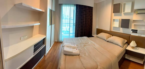 bedroom of Lumpini Place Rama 9 – Ratchada