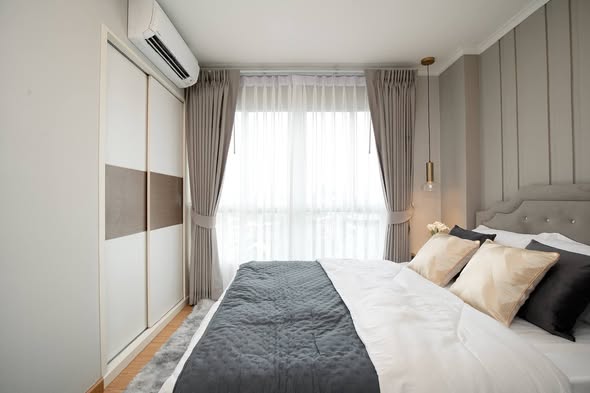 bedroom of Lumpini Place Ratchayotin