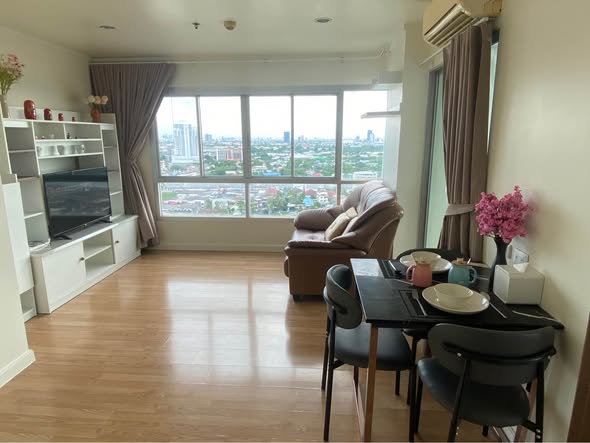 living room of Lumpini Ville Chaeng Watthana – Pak Kret.