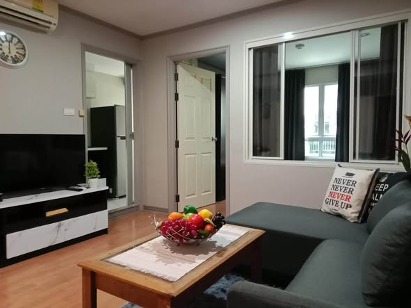 bedroom and living room of Lumpini Ville Cultural Center