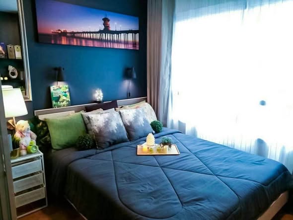bedroom of Lumpini Ville On Nut – Phatthanakan