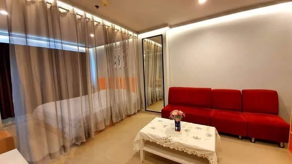 bedroom of Lumpini Ville Ramkhamhaeng 44