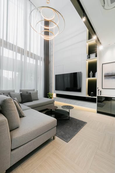 bedroom and living room of Luxe35