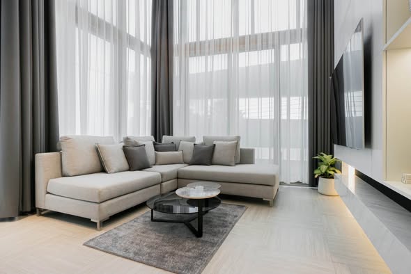 living room and room interior of Luxe35