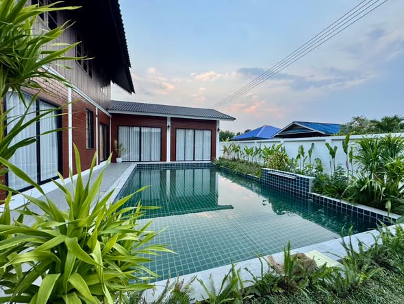 pool of Luxury pool villa 604