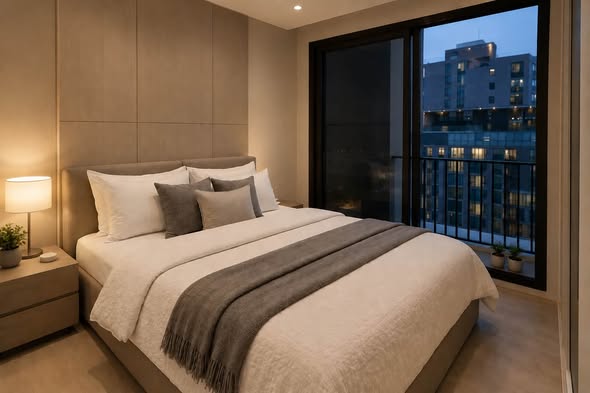 bedroom of M Thonglor 10