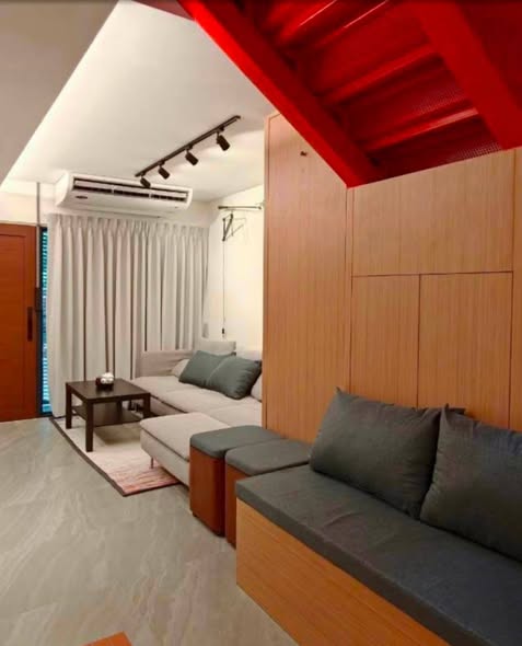 bedroom and living room and room interior of M Tower