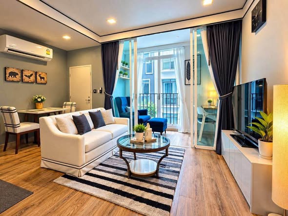 living room of Maestro 01 Sathorn-Yenakat