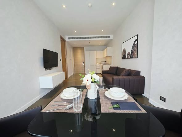 living room of Magnolias Ratchadamri Boulevard