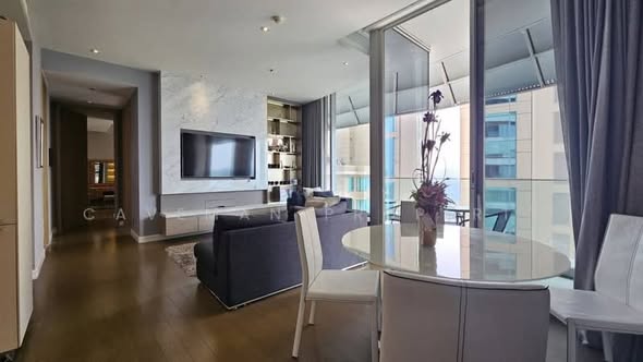 living room of Magnolias Ratchadamri Boulevard