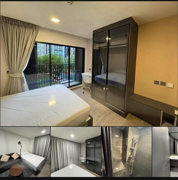 bedroom and room interior of Maroon Ratchada 32 (สำนักงานขาย)