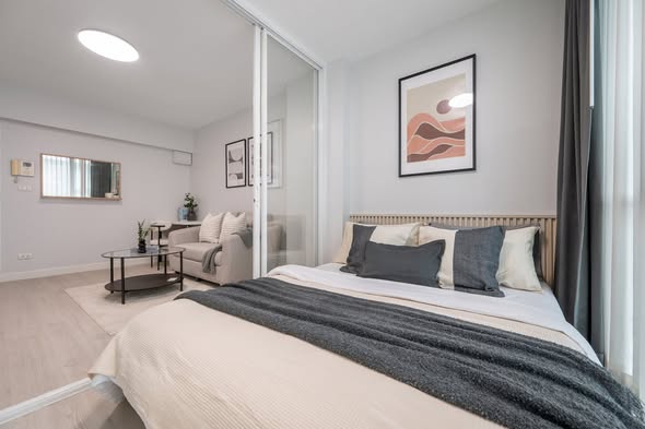 bedroom of Max Condominium