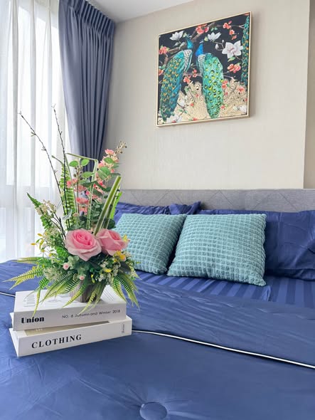 bedroom and living room of Metro Sky Prachachuen