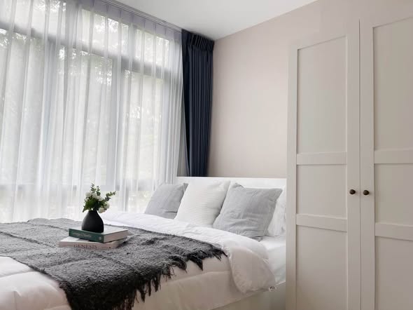 bedroom and room interior of Metro Sky Prachachuen