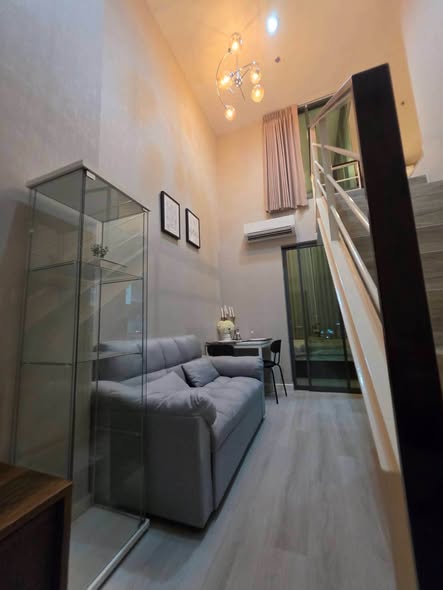 living room and bedroom and room interior of Metro Sky Prachachuen