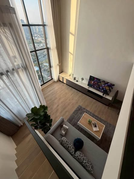 living room of Modiz Sukhumvit 50 โมดิซ สุขุมวิท 50