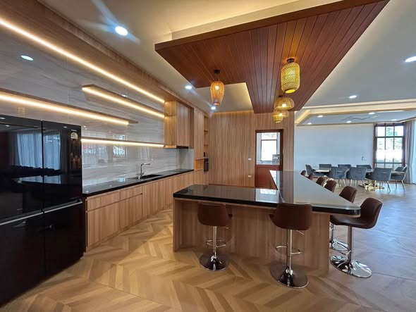 kitchen of Moon 5-Bedroom Luxury Pool Villa